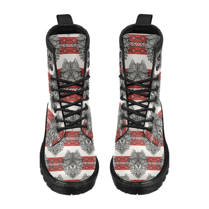 Native Indian Wolf Women's Boots
