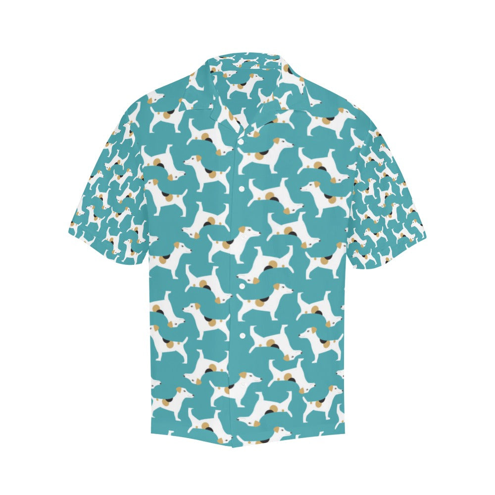 Russell Terriers Print Design LKS301 Men's Hawaiian Shirt