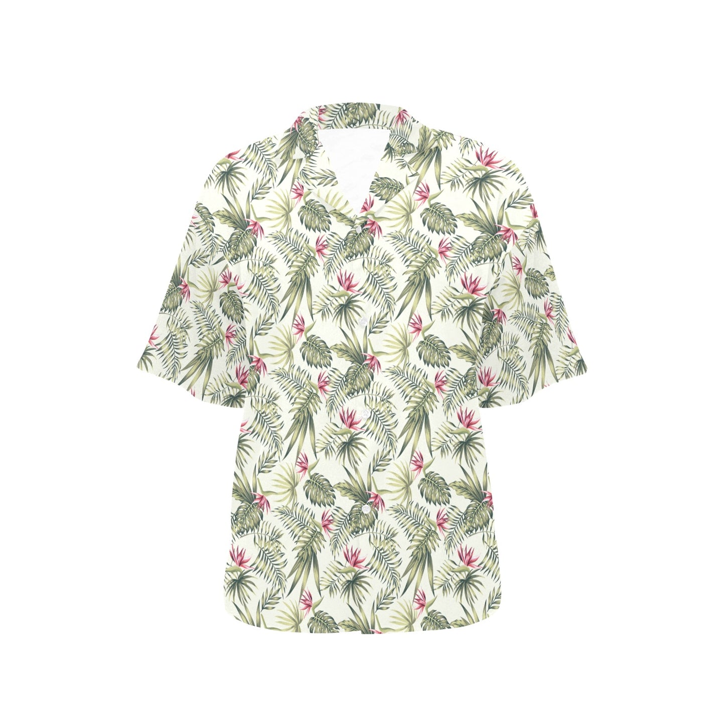 Bird Of Paradise Pattern Print Design 04 Women's Hawaiian Shirt