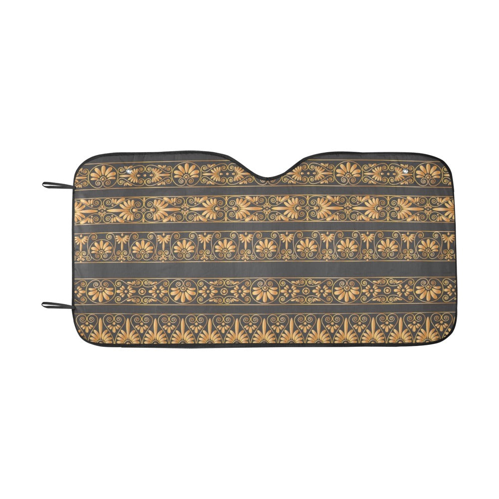 Ancient Greek Print Design LKS303 Car front Windshield Sun Shade