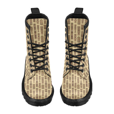 Totem Tiki Style Themed Design Women's Boots