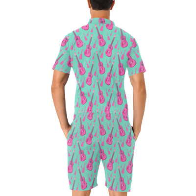 Acoustic Guitar Print Design LKS405 Men's Romper