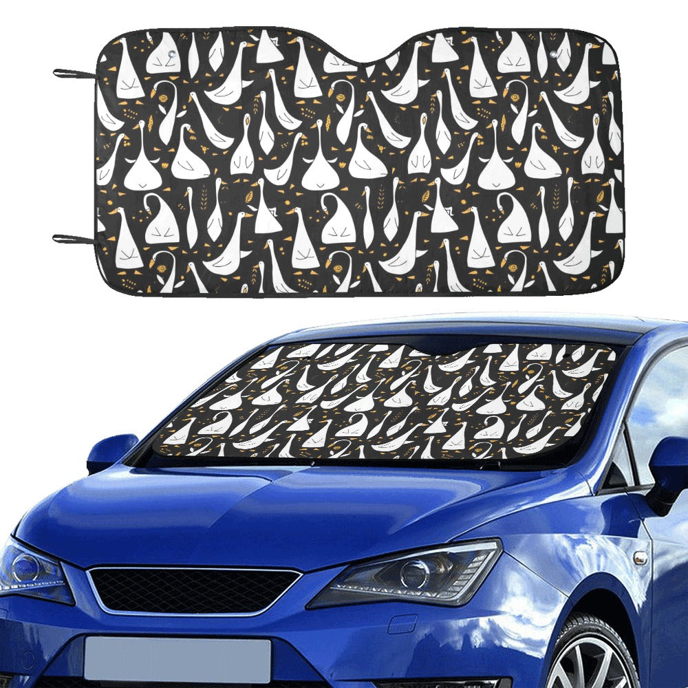 Goose Print Design LKS401 Car front Windshield Sun Shade