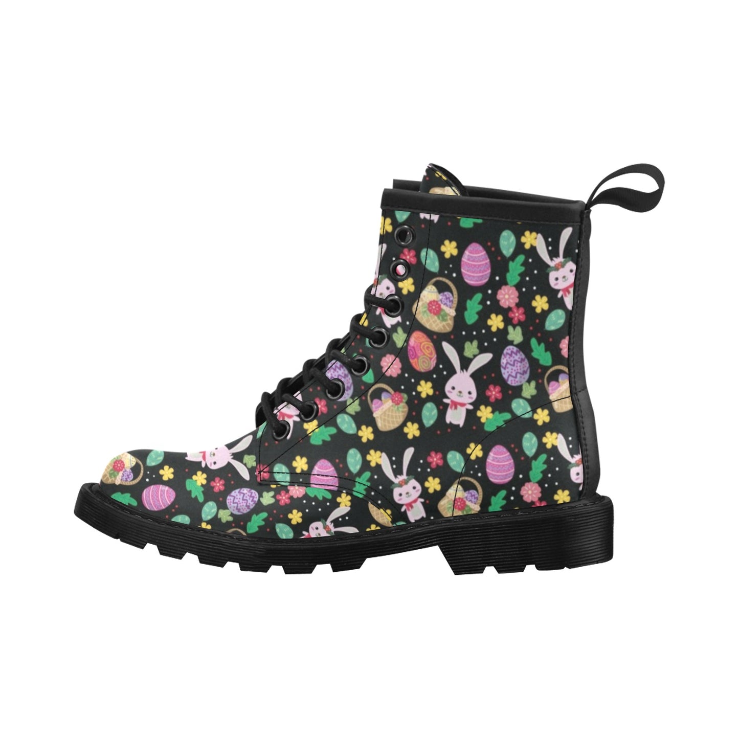 Easter Eggs Pattern Print Design RB05 Women's Boots