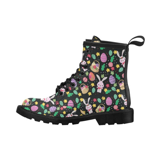 Easter Eggs Pattern Print Design RB05 Women's Boots