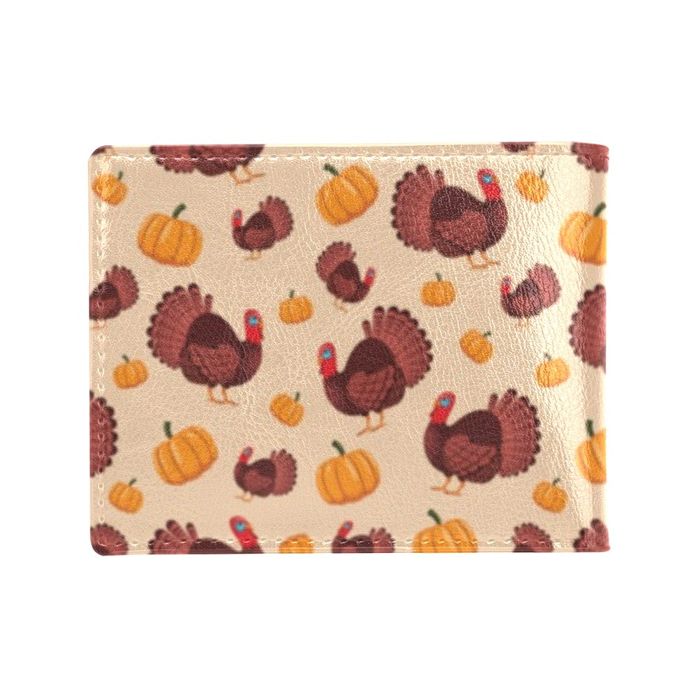 Thanksgiving Print Design LKS308 Men's ID Card Wallet