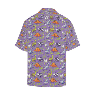 Zombie Dinosaur Print Design LKS302 Men's Hawaiian Shirt