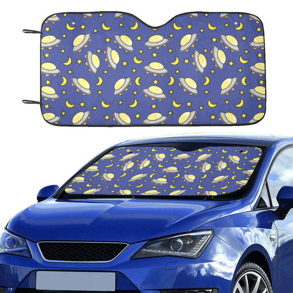 UFO Print Design LKS309 Car front Windshield Sun Shade