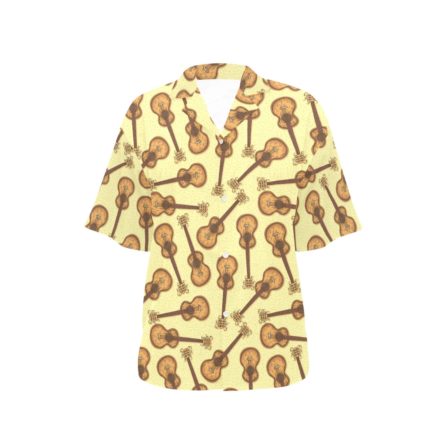 Acoustic Guitar Print Design LKS402 Women's Hawaiian Shirt