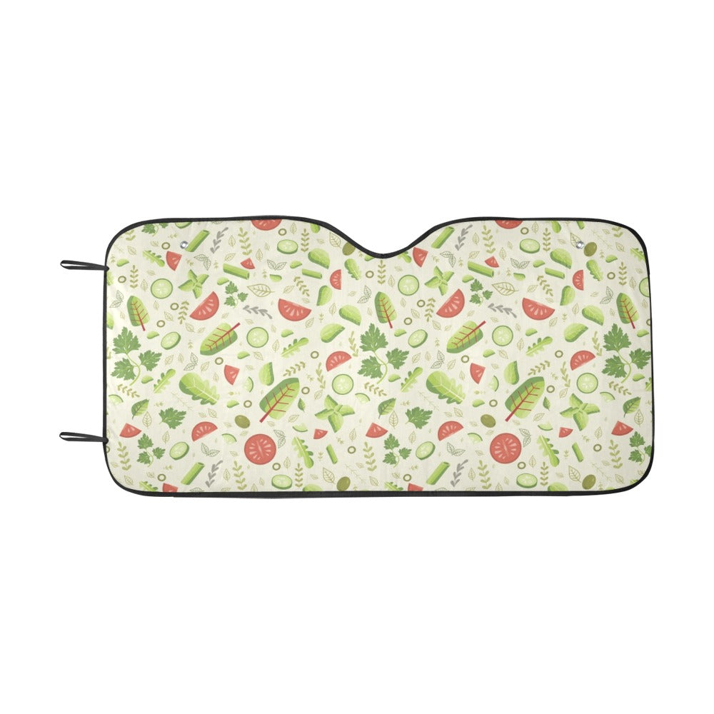 Salad Vegetable Print Design LKS302 Car front Windshield Sun Shade
