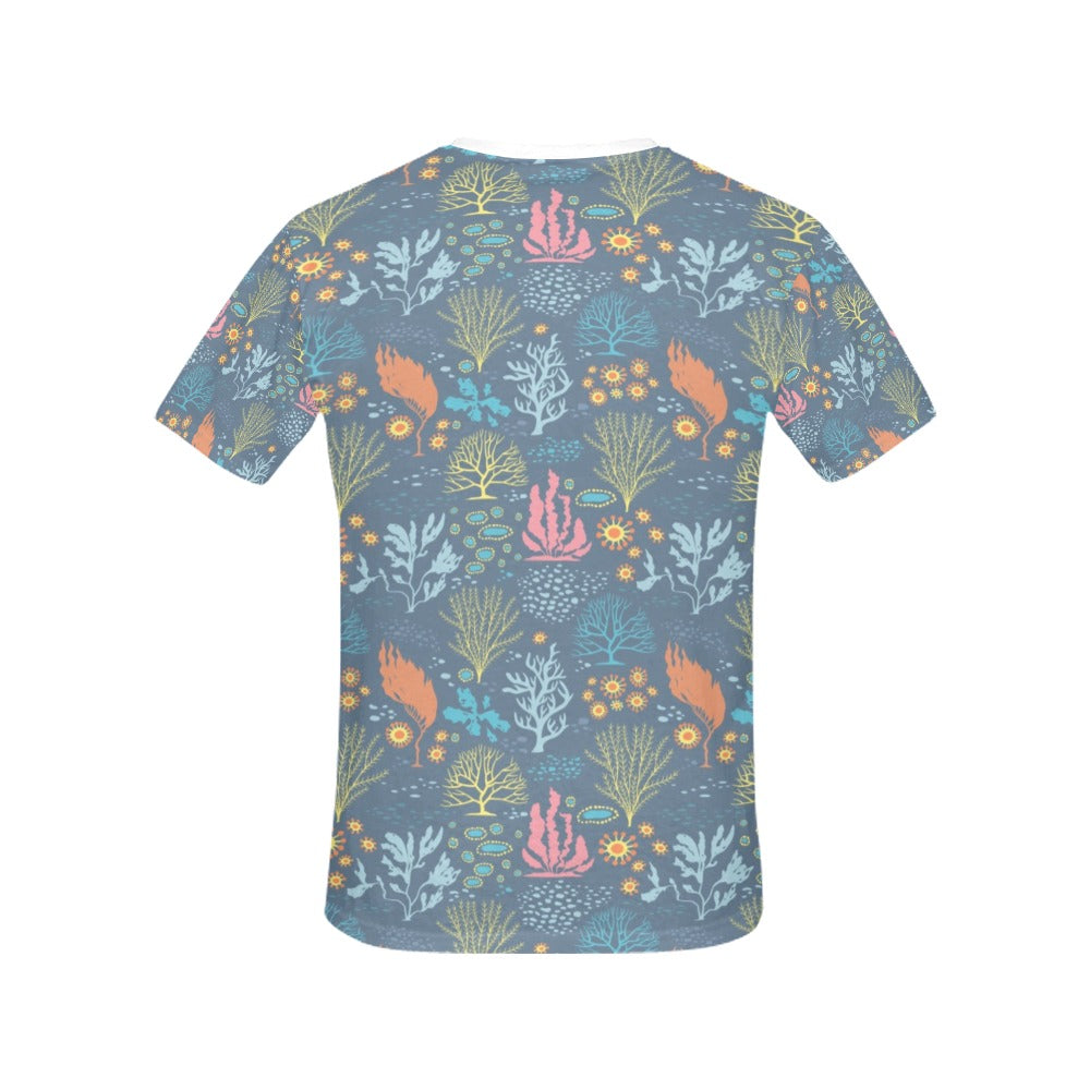Seaweed Print Design LKS304 Women's  T-shirt