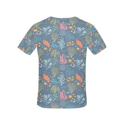 Seaweed Print Design LKS304 Women's  T-shirt