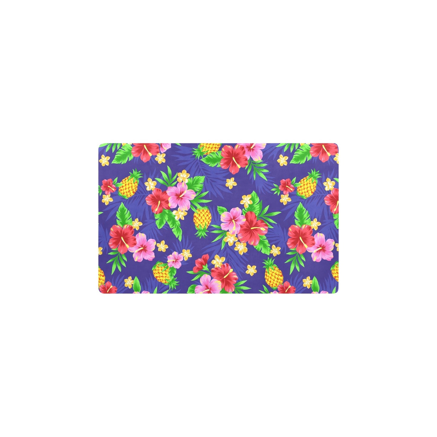 Hawaiian Themed Pattern Print Design H05 Kitchen Mat
