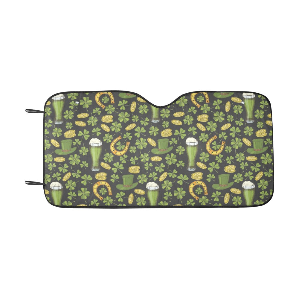 St Patricks Day Print Design LKS307 Car front Windshield Sun Shade