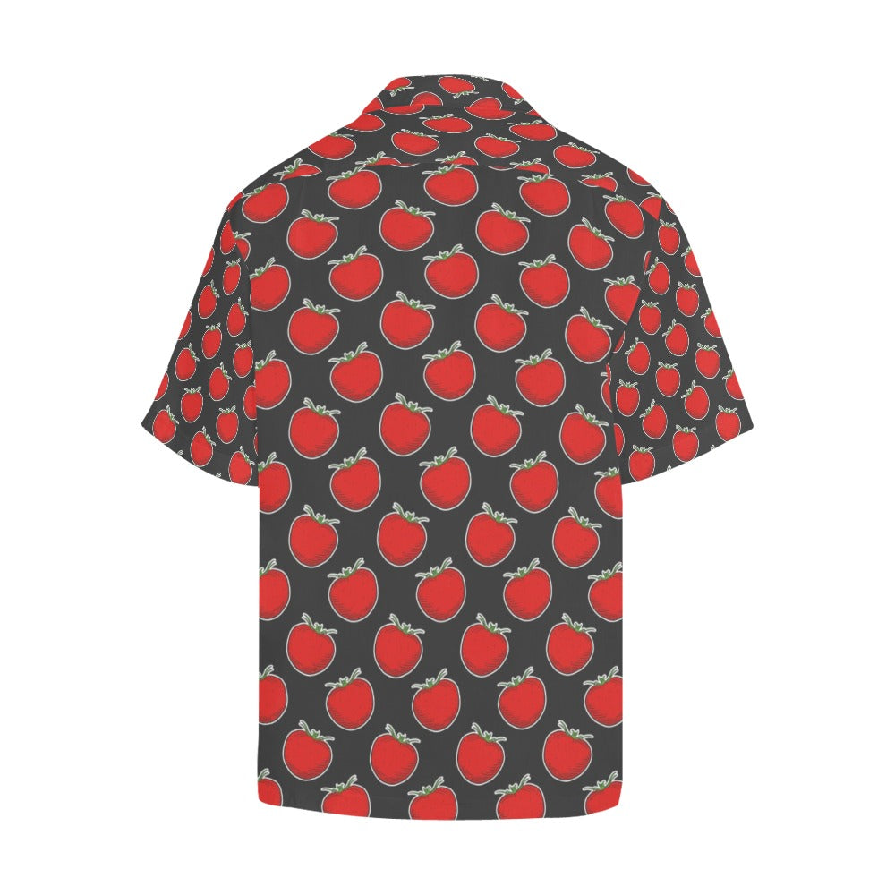 Tomato Print Design LKS306 Men's Hawaiian Shirt