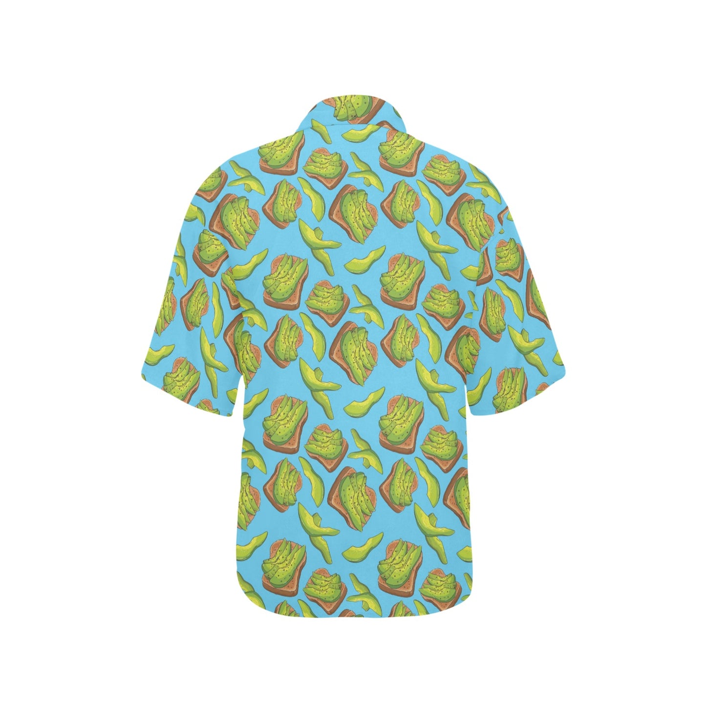 Sandwich Avocado Print Design LKS306 Women's Hawaiian Shirt