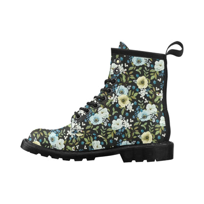 Anemone Pattern Print Design AM03 Women's Boots