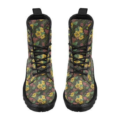 Sunflower Print Design LKS303 Women's Boots