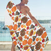 Thanksgiving Print Design LKS304 Beach Towel 32" x 71"