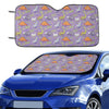 Zombie Dinosaur Print Design LKS302 Car front Windshield Sun Shade