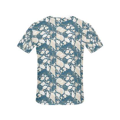 Seashell Print Design LKS308 Women's  T-shirt