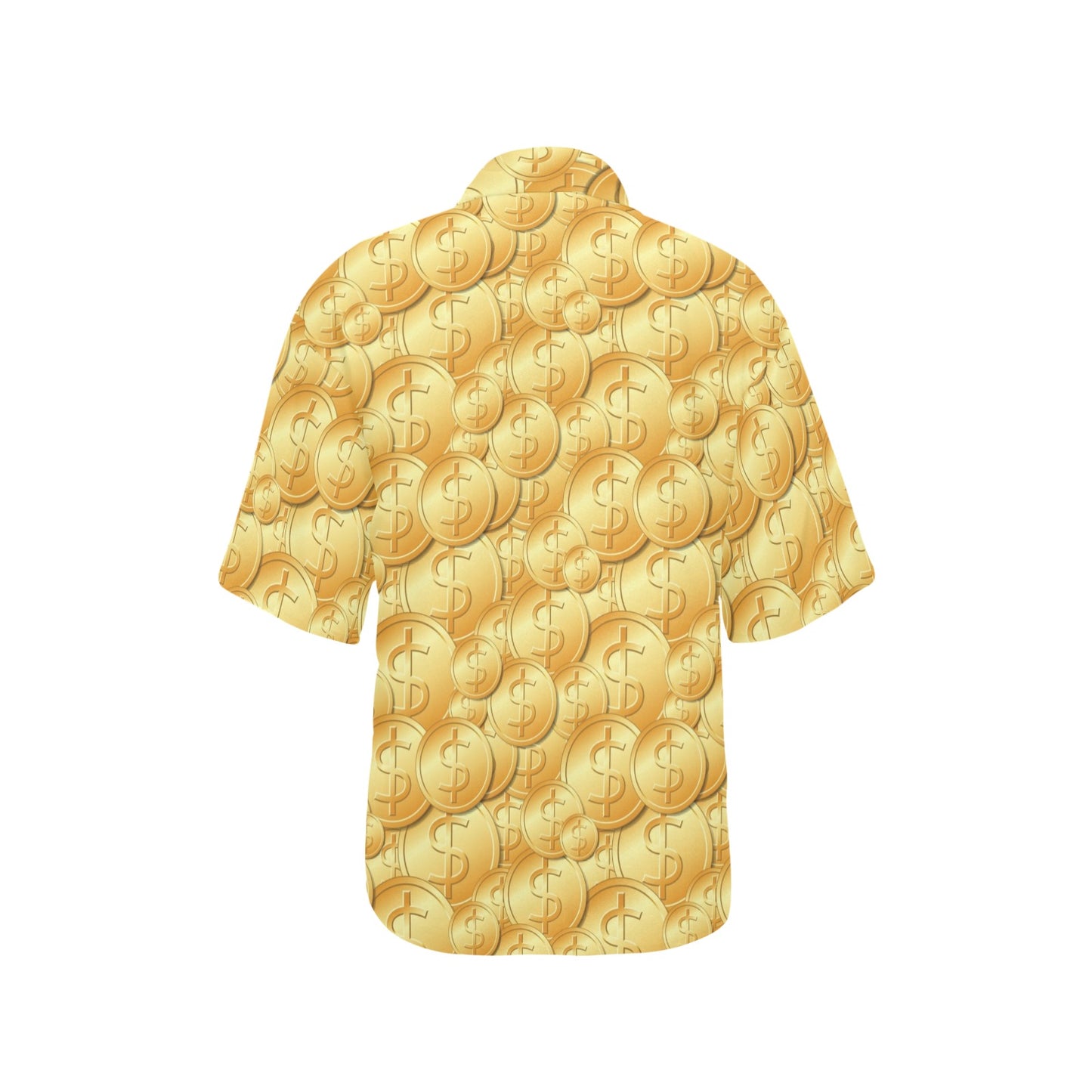 Dollar Pattern Print Design DO03 Women's Hawaiian Shirt