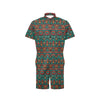 Aztec Pattern Print Design 04 Men's Romper