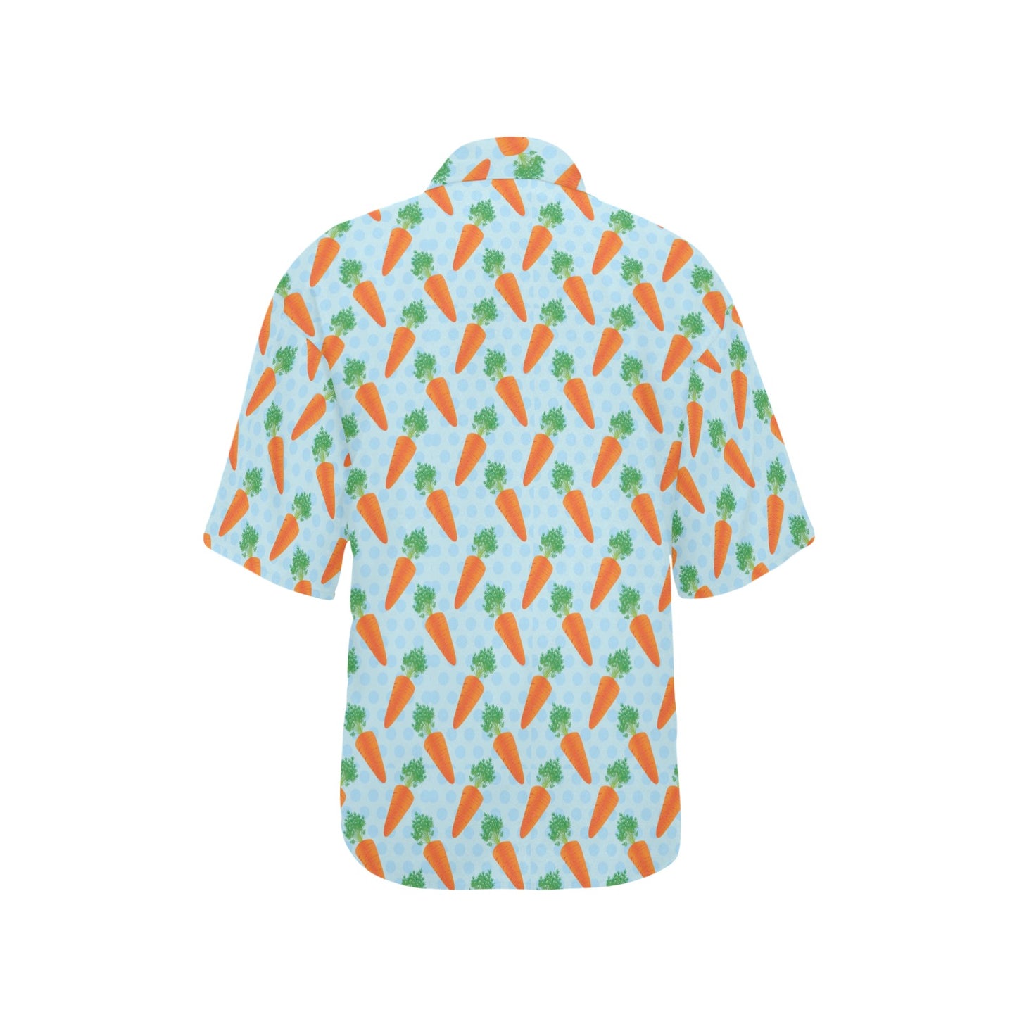 Carrot Pattern Print Design 01 Women's Hawaiian Shirt