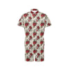 Hibiscus Print Design LKS3011 Men's Romper