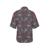 Dragonfly Pattern Print Design 01 Women's Hawaiian Shirt