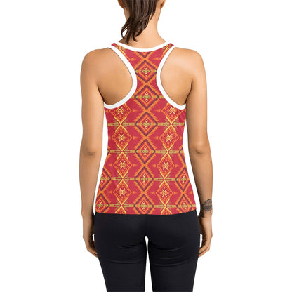 Southwest Pattern Print Design LKS305 Women's Racerback Tank Top
