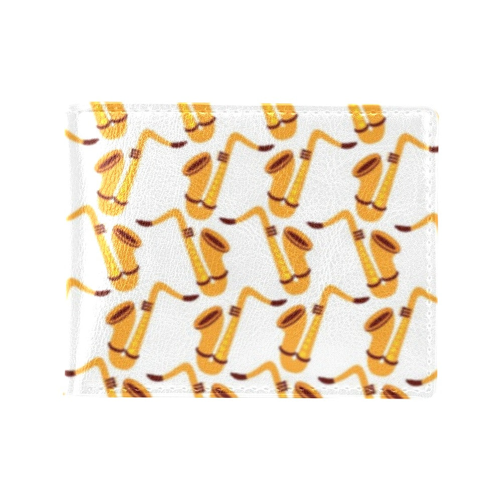 Saxophone Print Design LKS404 Men's ID Card Wallet