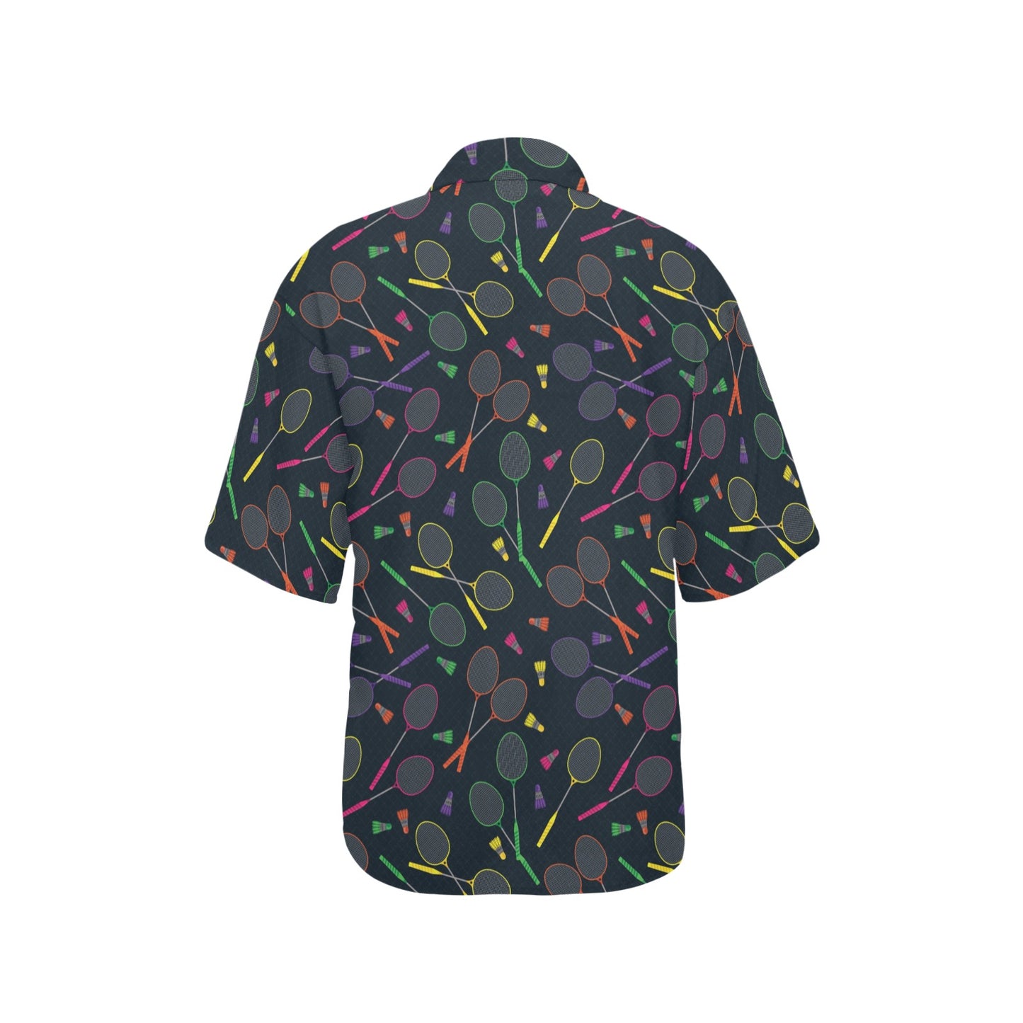 Badminton Pattern Print Design 04 Women's Hawaiian Shirt
