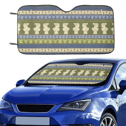 Ancient Greek Statue Print Design LKS301 Car front Windshield Sun Shade