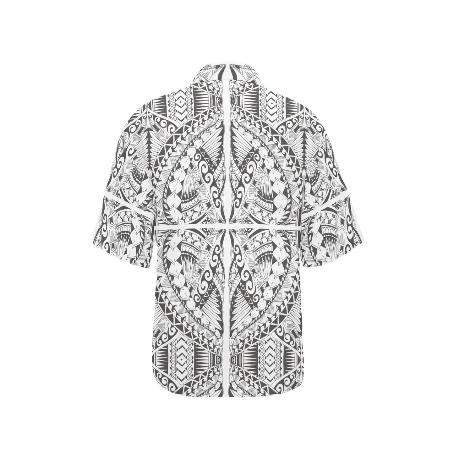 Samoan Style Print Design LKS301 Women's Hawaiian Shirt