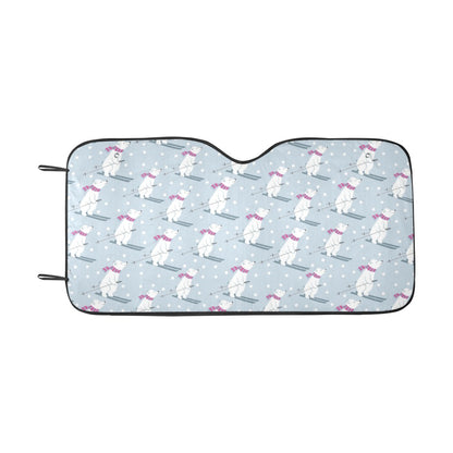 Ski Print Design LKS307 Car front Windshield Sun Shade