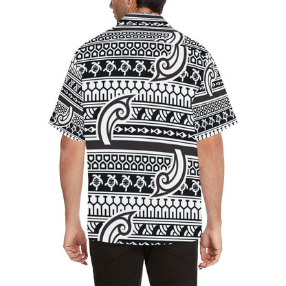 Samoan Style Print Design LKS305 Men's Hawaiian Shirt