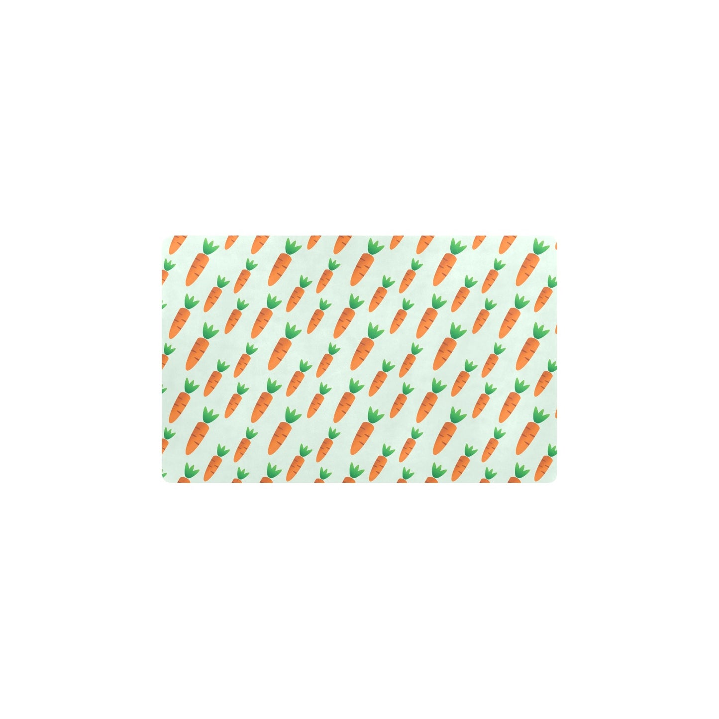 Carrot Pattern Print Design 05 Kitchen Mat
