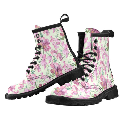 Peony Pattern Print Design PE011 Women's Boots