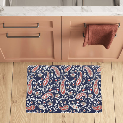 Paisley Pattern Print Design A05 Kitchen Mat