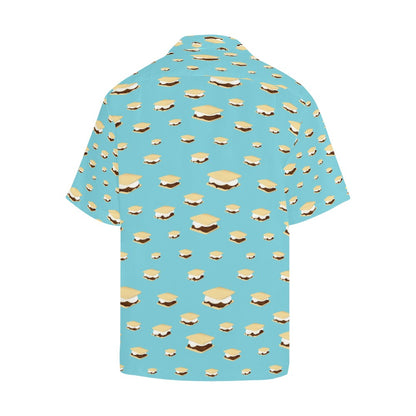 S_Mores Print Design LKS302 Men's Hawaiian Shirt