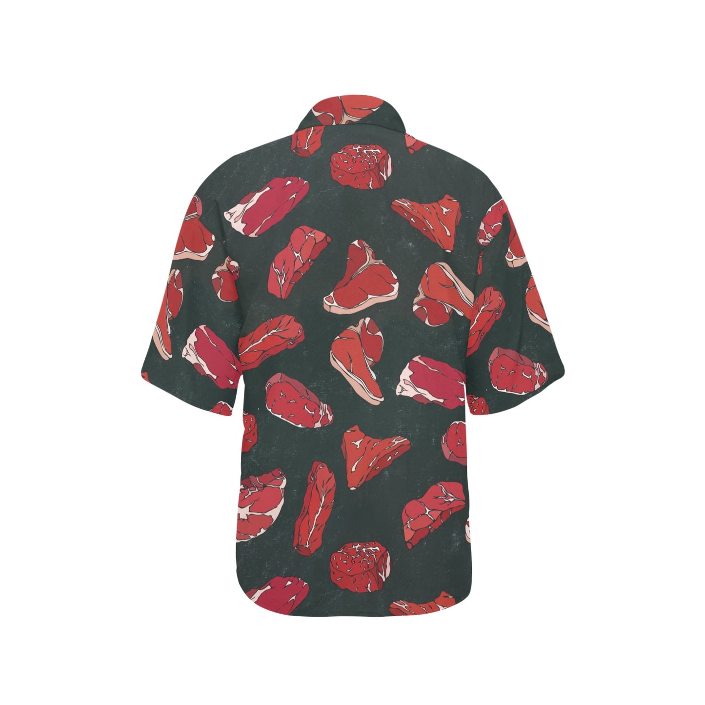 Meat Pattern Print Design 01 Women's Hawaiian Shirt