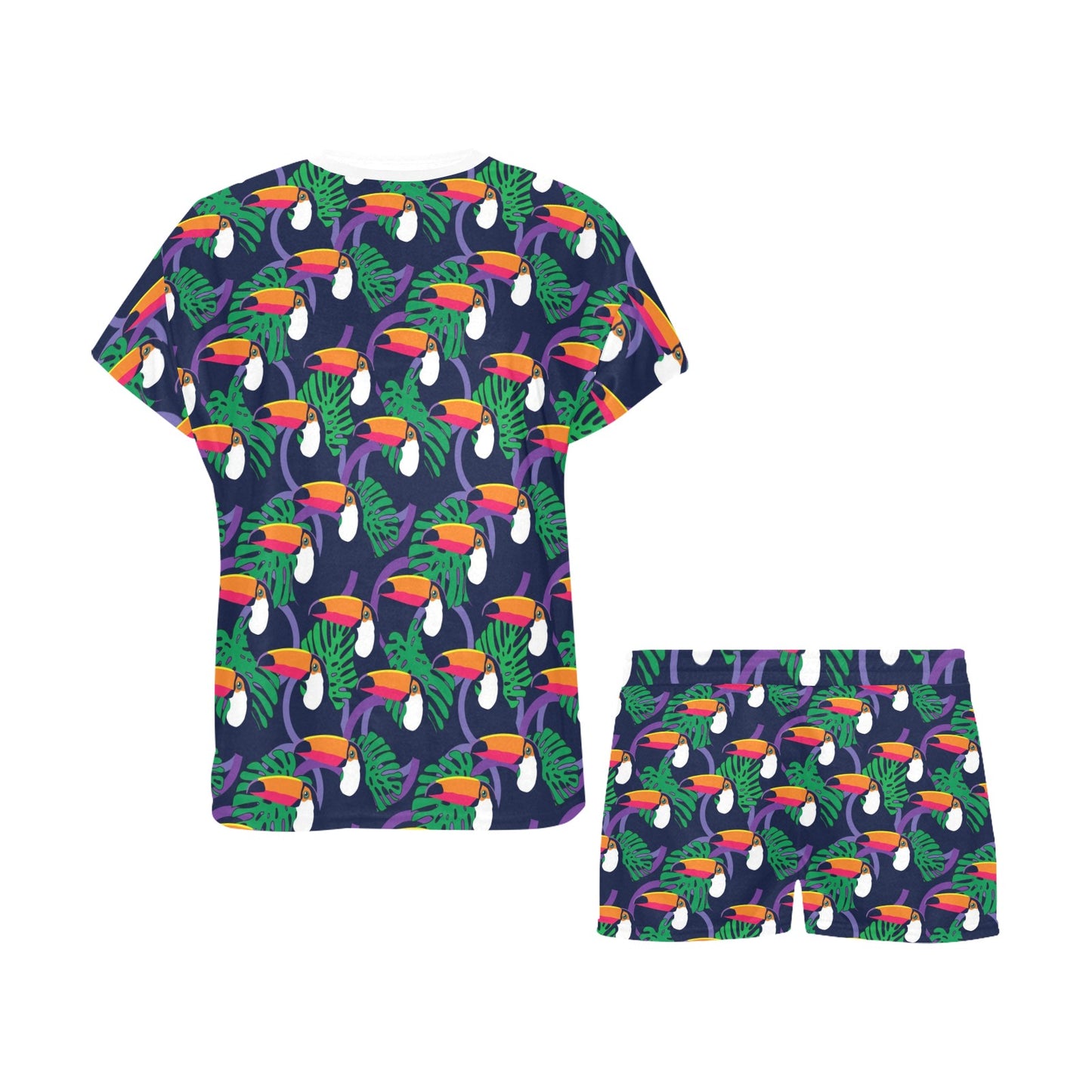 Toucan Print Design LKS302 Women's Short Pajama Set