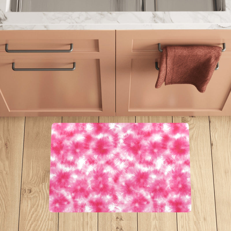 Tie Dye Pink Print Design LKS304 Kitchen Mat