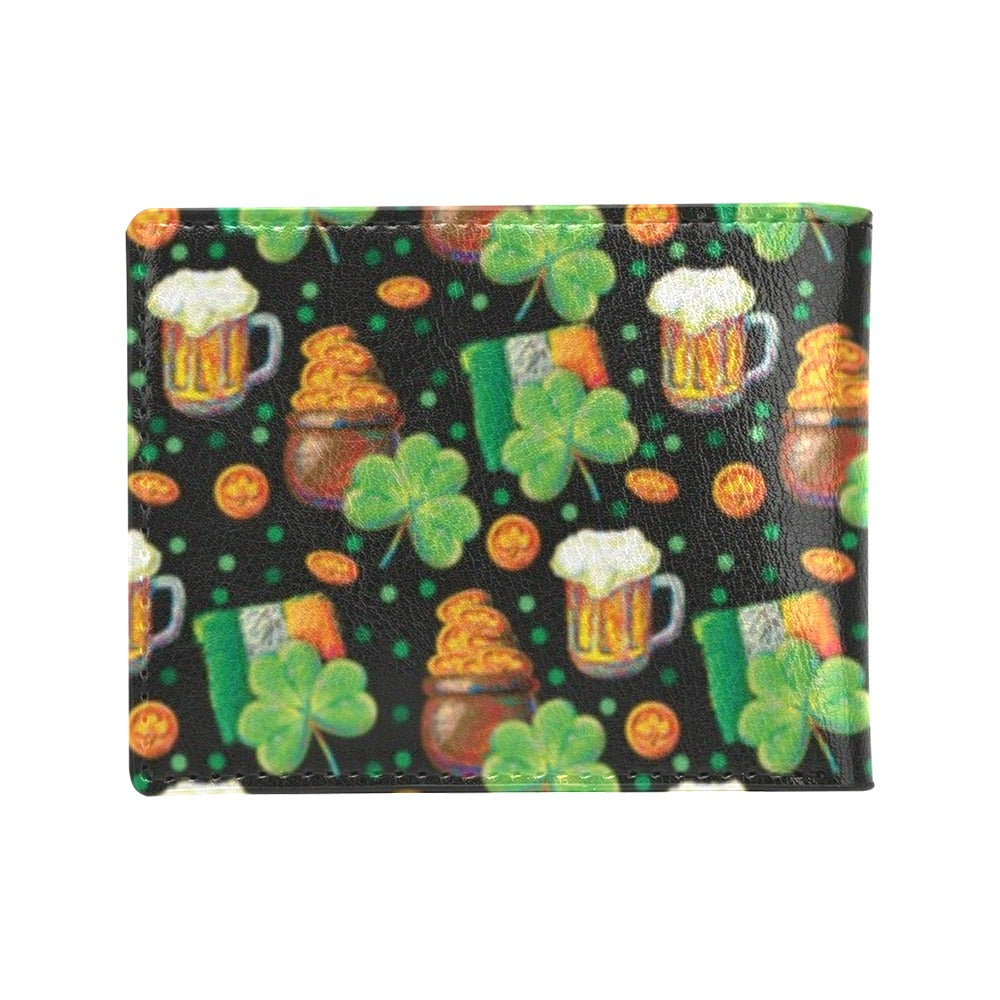St Patricks Day Print Design LKS303 Men's ID Card Wallet