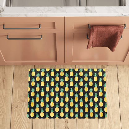 Pineapple Pattern Print Design A03 Kitchen Mat