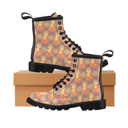 Buddha Indian Colorful Print Women's Boots