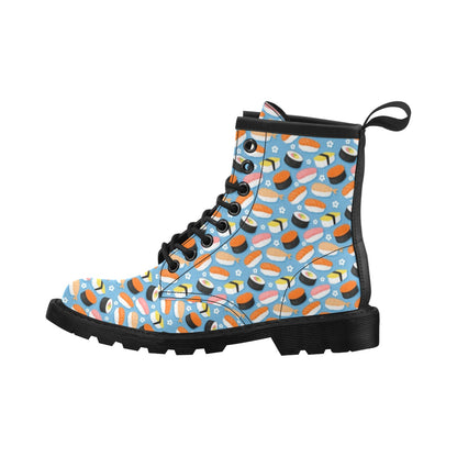 Sushi Print Design LKS304 Women's Boots