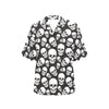 Skull Print Design LKS301 Women's Hawaiian Shirt