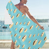 S_Mores Print Design LKS302 Beach Towel 32" x 71"